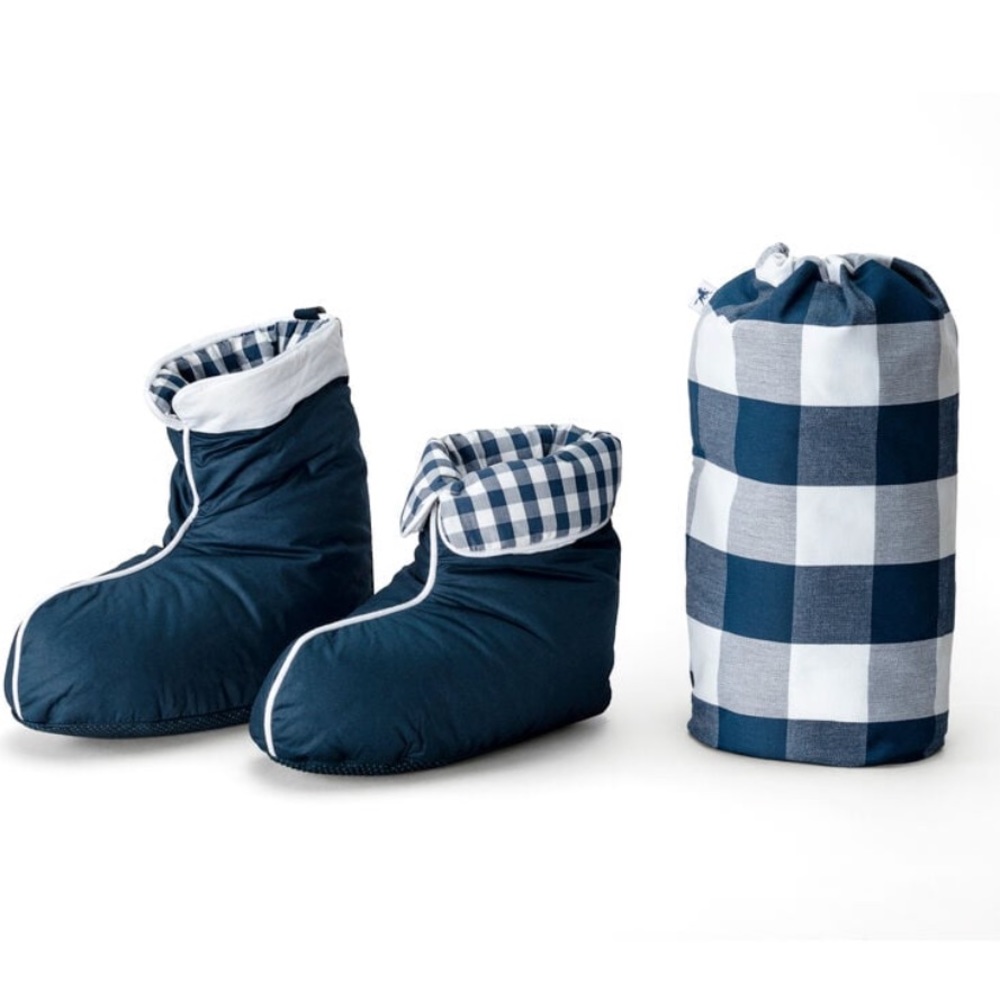 New Hastens Down Boots Slippers Blue M